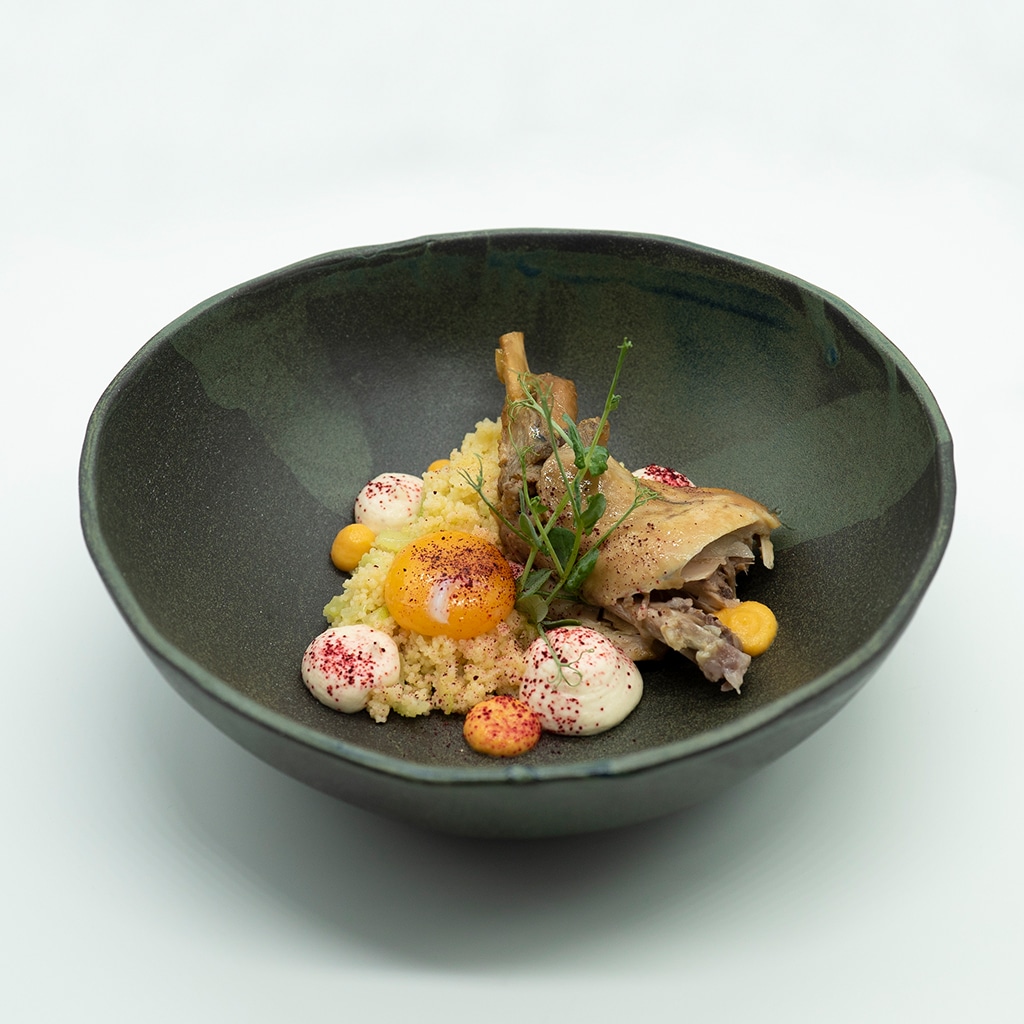 Toamna – Iepure gatit lent cu cous cous si spuma de gutui cu anason Toamna – Iepure gatit lent cu cous cous si spuma de gutui cu anason